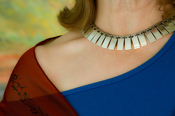 Texas Lady in Mexican Silver
