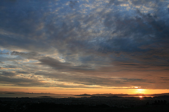 Sunset Over San Francisco Bay