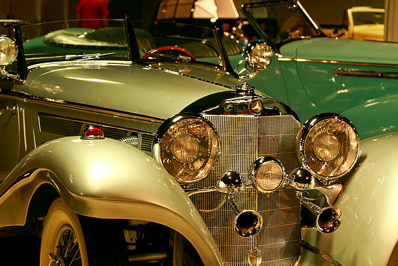 1936 Mercedes Benz 500 K at National Auto Museum in Reno