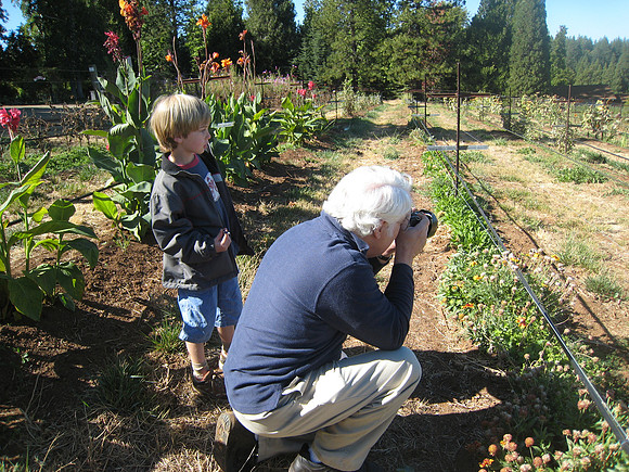 Aidan and Bill Apple Hill 2008