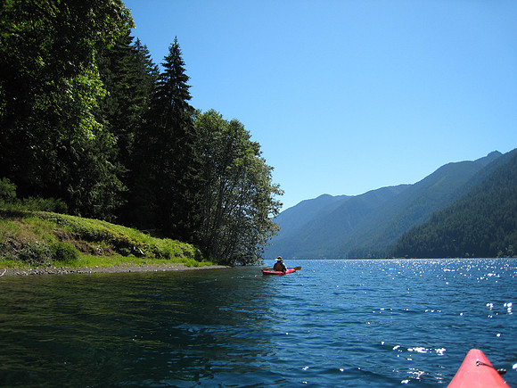 On Crescent Lake, WA